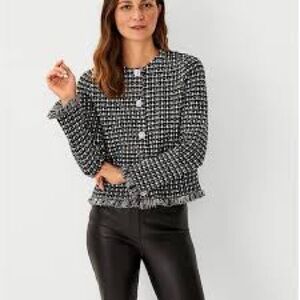 NWT Ann Taylor Textured Stitch Sweater Jacket